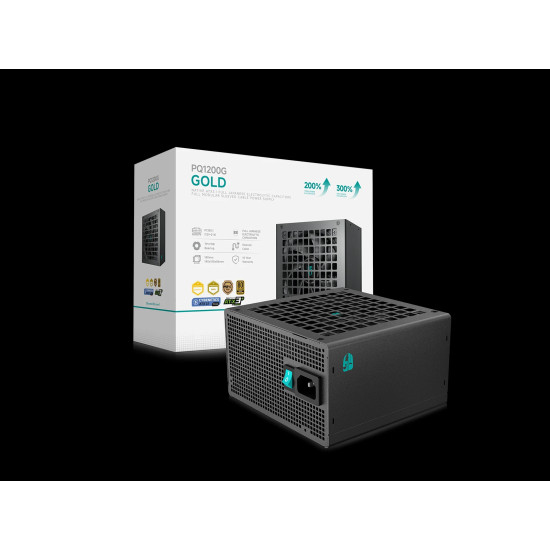 Захранване DeepCool PSU ATX 3.1 1200W Gold, Full Modular - PQ1200G