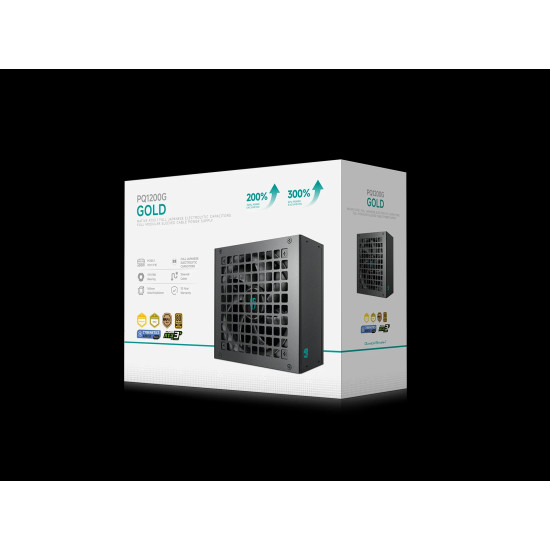 Захранване DeepCool PSU ATX 3.1 1200W Gold, Full Modular - PQ1200G
