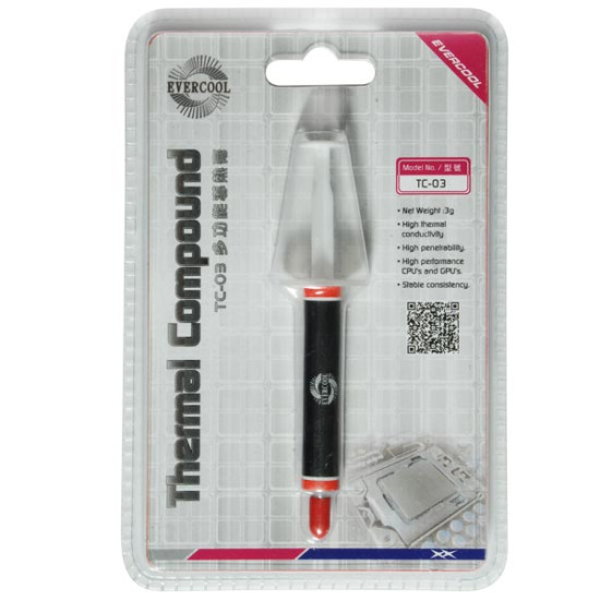 Термопаста Evercool TC-03 3g - HIGH Performance