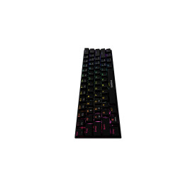 Клавиатура Gamdias Gaming Keyboard Mechanical - HERMES E3 RGB - Black, 61 keys, 1000Hz