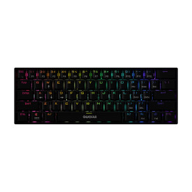 Клавиатура Gamdias Gaming Keyboard Mechanical - HERMES E3 RGB - Black, 61 keys, 1000Hz