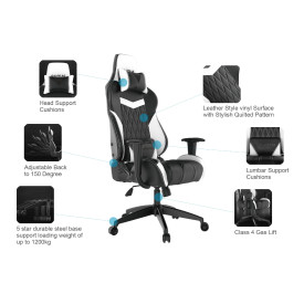 Геймърски стол Gamdias Gaming Chair - ACHILLES E2-L Black