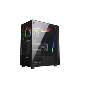 Кутия за компютър Gamdias Case ATX - ARGUS E2 Elite - aRGB, Tempered Glass