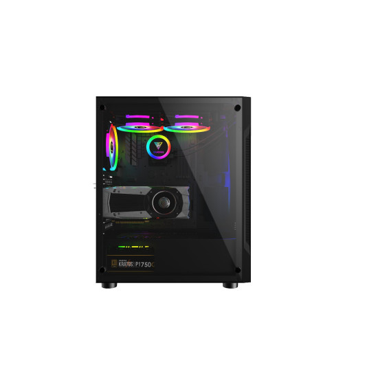 Кутия за компютър Gamdias Case ATX - ARGUS E2 Elite - aRGB, Tempered Glass