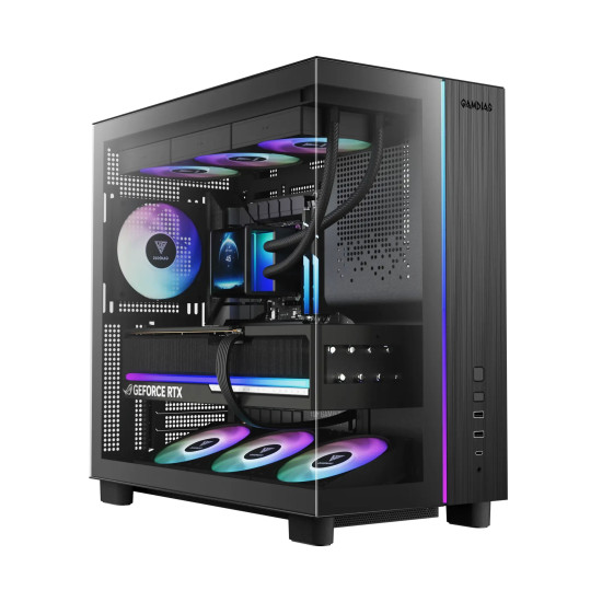 Кутия за компютър Gamdias Case ATX - ATLAS M4 - A-RGB, USB-C
