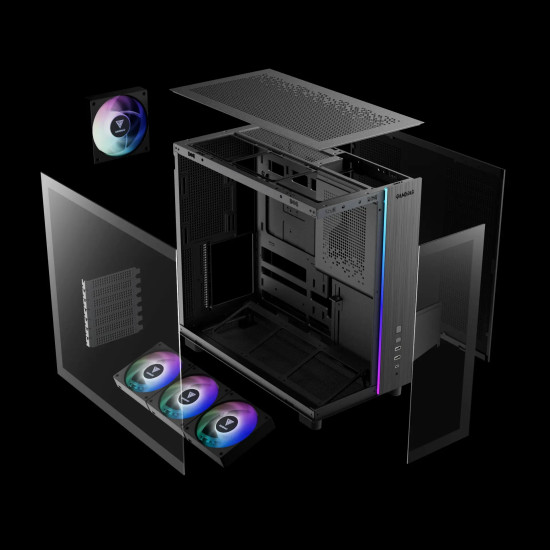 Кутия за компютър Gamdias Case ATX - ATLAS M4 - A-RGB, USB-C