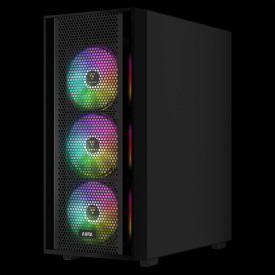 Кутия за компютър Gamdias Case ATX - AURA GC2 Elite - Mesh, RGB, Tempered Glass