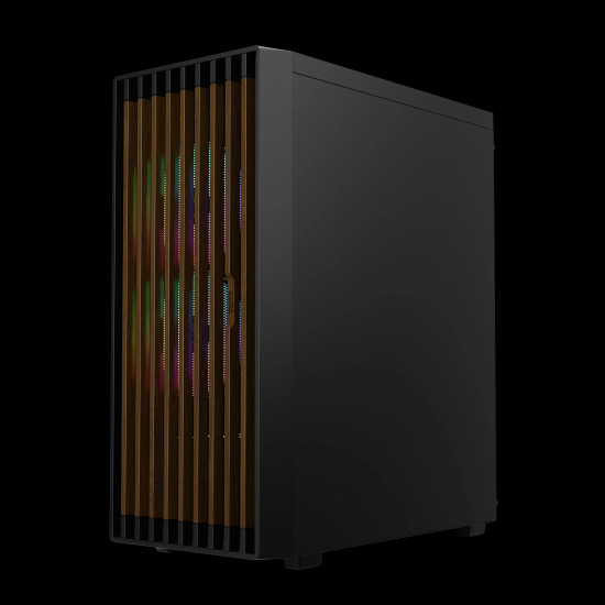 Кутия за компютър GAMDIAS AURA GC4 ELITE ARGB, Mid-Tower, 3 ARGB Fans