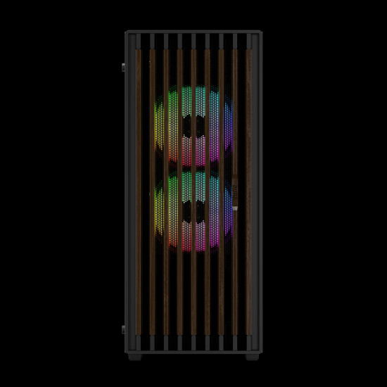 Кутия за компютър GAMDIAS AURA GC4 ELITE ARGB, Mid-Tower, 3 ARGB Fans