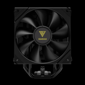 Охладител за процесор Gamdias CPU Cooler BOREAS E2-410 Black - LGA1851/AM5
