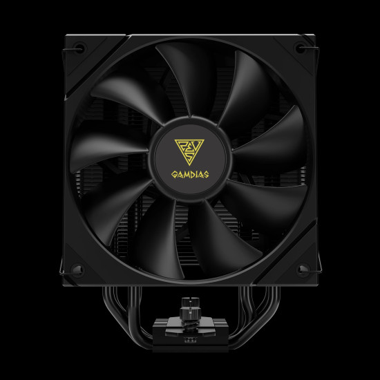 Охладител за процесор Gamdias CPU Cooler BOREAS E2-410 Black - LGA1851/AM5