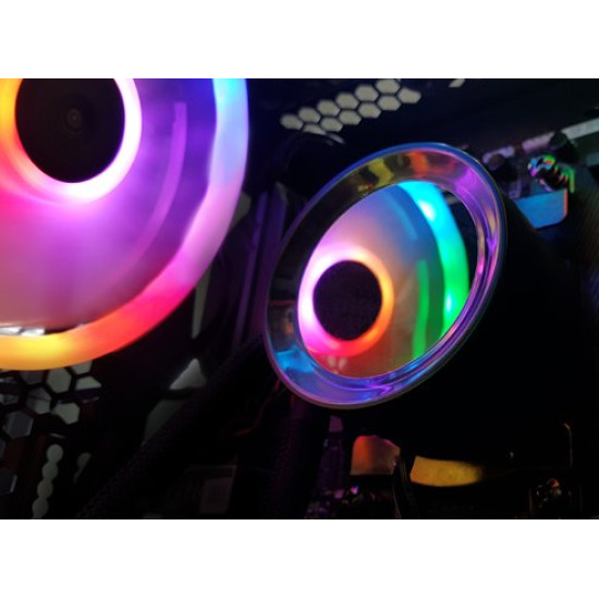 Водно охлаждане Gamdias Water Cooling 120mm - CHIONE E2-120 LITE - aRGB
