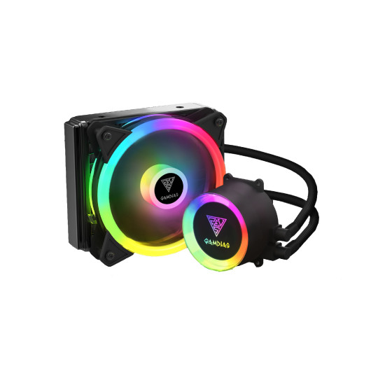 Водно охлаждане Gamdias Water Cooling 120mm - CHIONE E2-120 LITE - aRGB