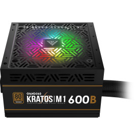 Захранване Gamdias PSU 600W Bronze Addressable RGB - KRATOS M1-600B