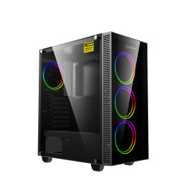 Кутия за компютър Gamemax Case EATX - Draco XD - Addressable RGB
