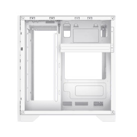 Кутия за компютър GameMax Infinity Mini WH, Mini Tower, Tempered Glass, ARGB, White
