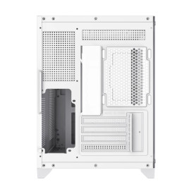 Кутия за компютър GameMax Infinity Mini WH, Mini Tower, Tempered Glass, ARGB, White