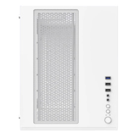 Кутия за компютър GameMax Infinity Mini WH, Mini Tower, Tempered Glass, ARGB, White