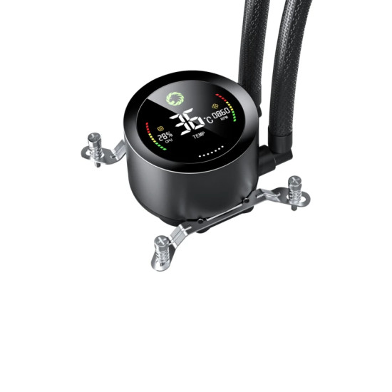 Водно охлаждане GameMax IceBurg 120 Infinity, 120 mm, ARGB, 180W TDP, Black