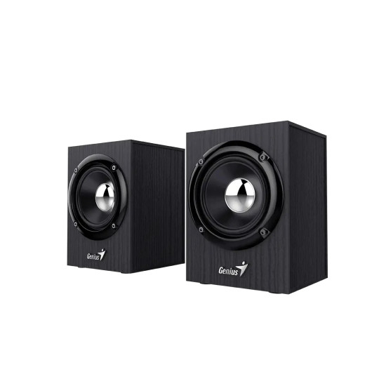 Тонколони Genius Speakers 2.0 - SP-HF385BT - 4W RMS, Bluetooth 5.0, Wood