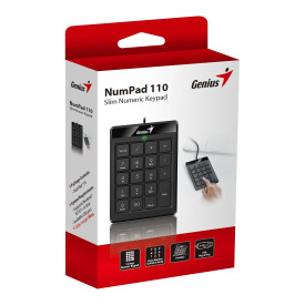 Клавиатура NumPad Genius Keypad USB NumPad 110
