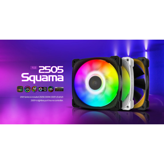 Комплект вентилатори Geometric Future Fan Pack 3-in-1 - Squama 2505Y