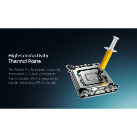 Водно охлаждане Geometric Future Water Cooling - Eskimo Pro 360 White - Addressable RGB, LGA1851/AM5
