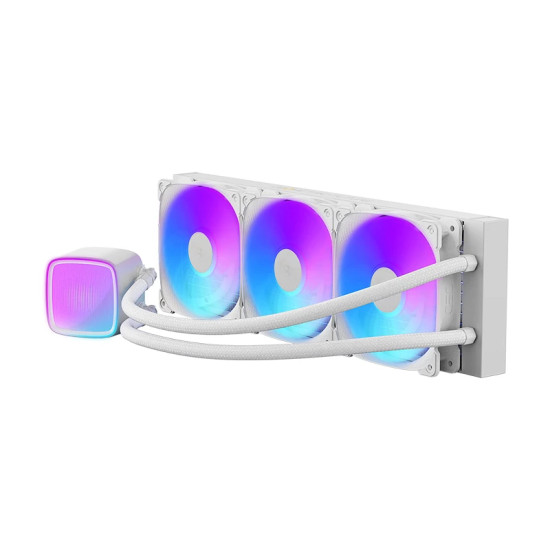 Водно охлаждане Geometric Future Water Cooling - Eskimo Pro 360 White - Addressable RGB, LGA1851/AM5