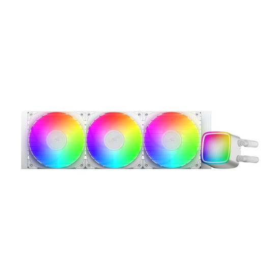 Водно охлаждане Geometric Future Water Cooling - Eskimo Pro 360 White - Addressable RGB, LGA1851/AM5