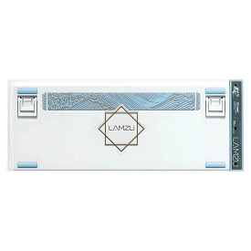 Клавиатура Lamzu Professional Gaming Mechanical Keyboard JET 75 - 8K, Magnetic Gateron Jade Switches - White/Blue