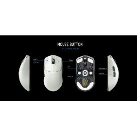 Безжична мишка Lamzu MAYA X 8K - Wireless Gaming Mouse - Cloud Grey