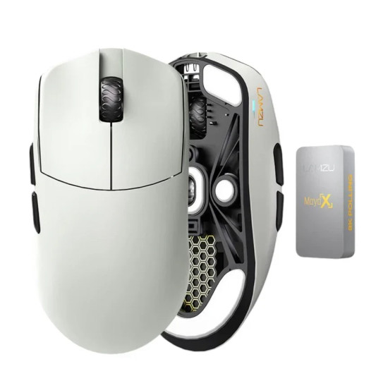 Безжична мишка Lamzu MAYA X 8K - Wireless Gaming Mouse - Cloud Grey