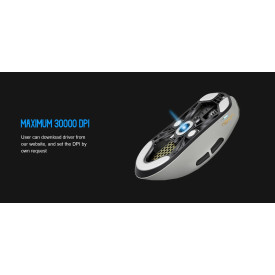 Безжична мишка Lamzu MAYA X 8K - Wireless Gaming Mouse - Cloud Grey