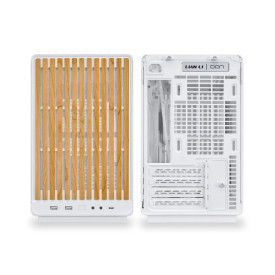 Кутия за компютър Lian Li Case mATX - DAN Cases A3 Wood - White