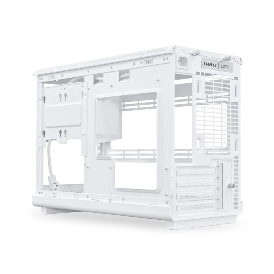 Кутия за компютър Lian Li Case mATX - DAN Cases A3 Wood - White
