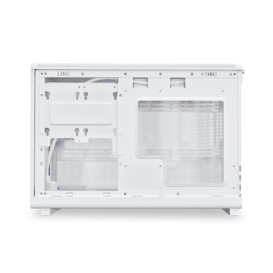 Кутия за компютър Lian Li Case mATX - DAN Cases A3 Wood - White
