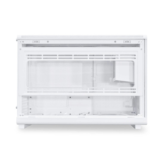Кутия за компютър Lian Li Case mATX - DAN Cases A3 Wood - White