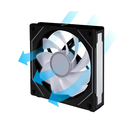 Вентилатор Lian Li Fan 120mm - UNI SL-INF 120 ARGB Reverse Blade PWM - Black