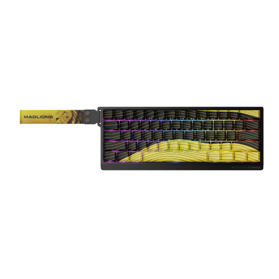 Клавиатура Madlions Professional Gaming Mechanical Keyboard MAD 60 HE Contour Flagship - 8K, Gateron Jade Pro [Linear]