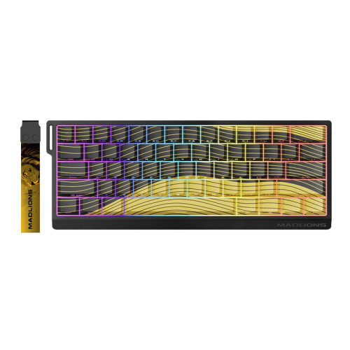 Клавиатура Madlions Professional Gaming Mechanical Keyboard MAD 60 HE Contour Flagship - 8K, Gateron Jade Pro [Linear]