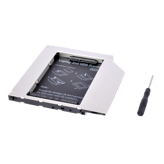 Кади за лаптоп Makki Laptop Caddy 9.0mm SATA3 HD9001-SS