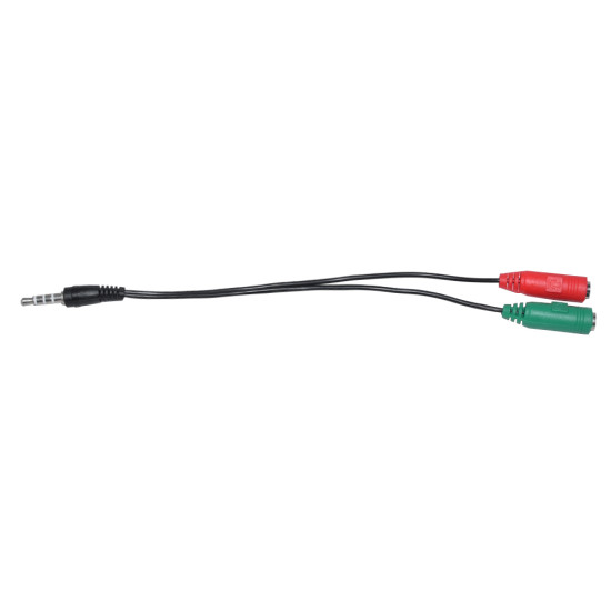 Преходник Makki Adapter 3.5mm 4pin M / 2 x 3.5mm F - MAKKI-CBL-SP35