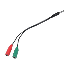 Преходник Makki Adapter 3.5mm 4pin M / 2 x 3.5mm F - MAKKI-CBL-SP35
