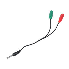 Преходник Makki Adapter 3.5mm 4pin M / 2 x 3.5mm F - MAKKI-CBL-SP35
