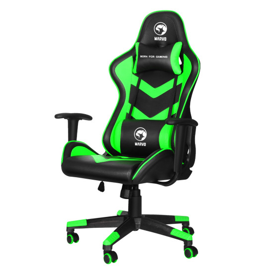 Геймърски стол Marvo Gaming Chair CH-106 v2 Black/Green
