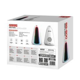 Тонколони Marvo Gaming Speakers 2.0 6W, RGB - Monka Zilla SG-500