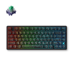 Клавиатура MCHOSE Gaming Mechanical Keyboard Jet75 Topographic - 8K, Kailh Magnetic God Switch [Linear] (English US), Black