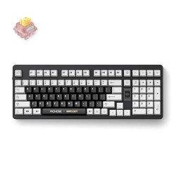 Безжична клавиатура MCHOSE Wireless Gaming Mechanical Keyboard UT98 Classic Therapy - Silent Peach V3 Switch [Linear] (English US)