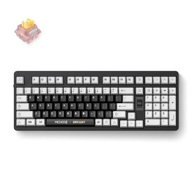 Безжична клавиатура MCHOSE Wireless Gaming Mechanical Keyboard UT98 Classic Therapy - Silent Peach V3 Switch [Linear] (English US)