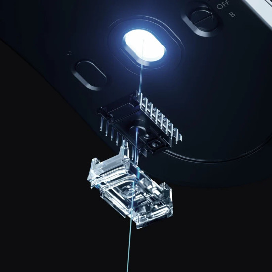 Безжична мишка MCHOSE L7 Ultra Plus Black - Wireless Gaming Mouse - Dual 8K, Kailh Optical